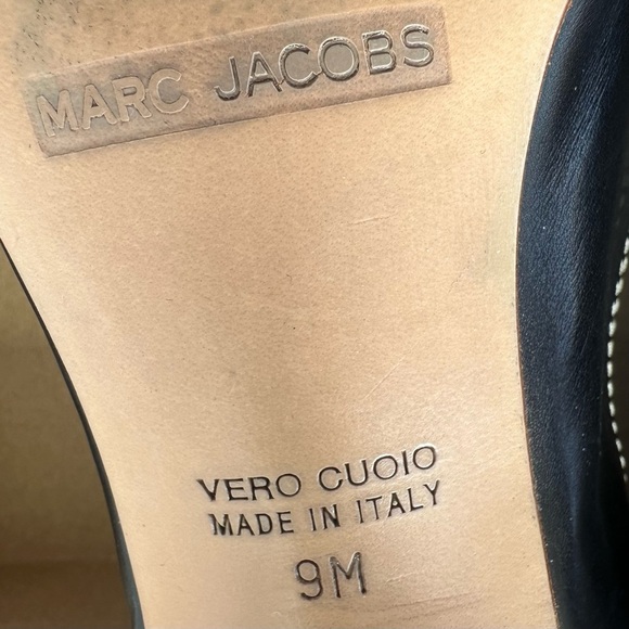 Marc Jacobs T- Strap Maryjanes black leather size 9 - Picture 4 of 10